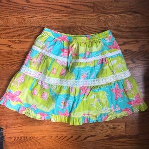 Lily Pulitzer floral skirt